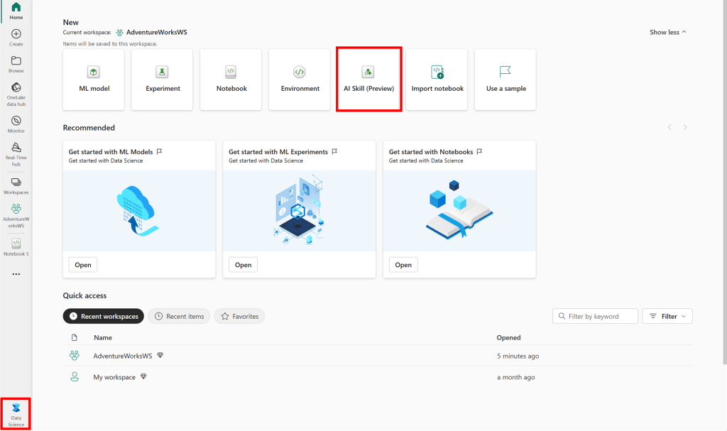 Fabric – AI&nbsp;Skills