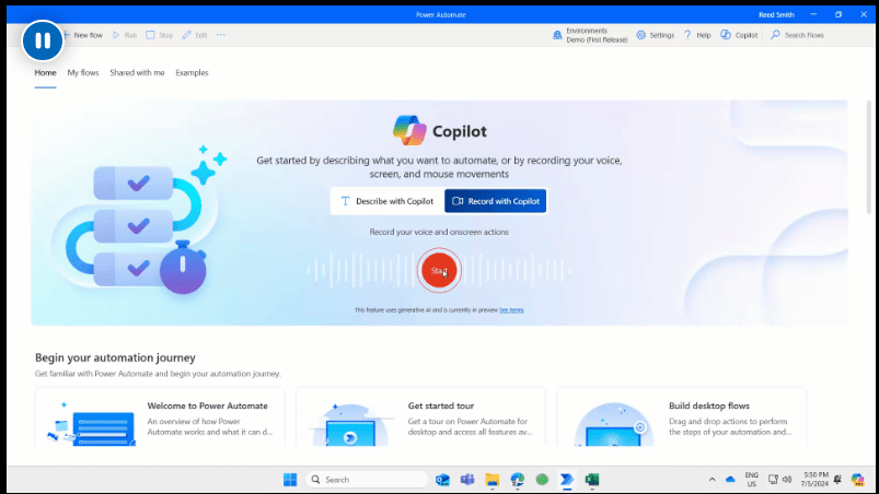 Power Automate Desktop –&nbsp;Copilot